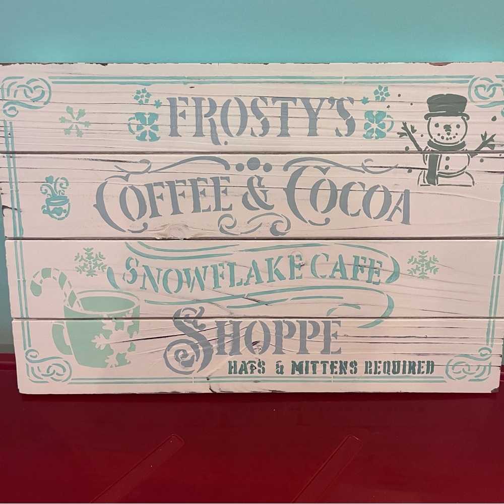 Frosty's Coffee & Cocoa Sign